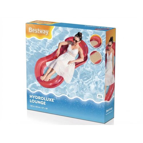 مرتبة استرخاء مائية قابلة للنفخ من Bestway – كرسي عائم فاخر للمسبح مع مسند رأس 💦☀️