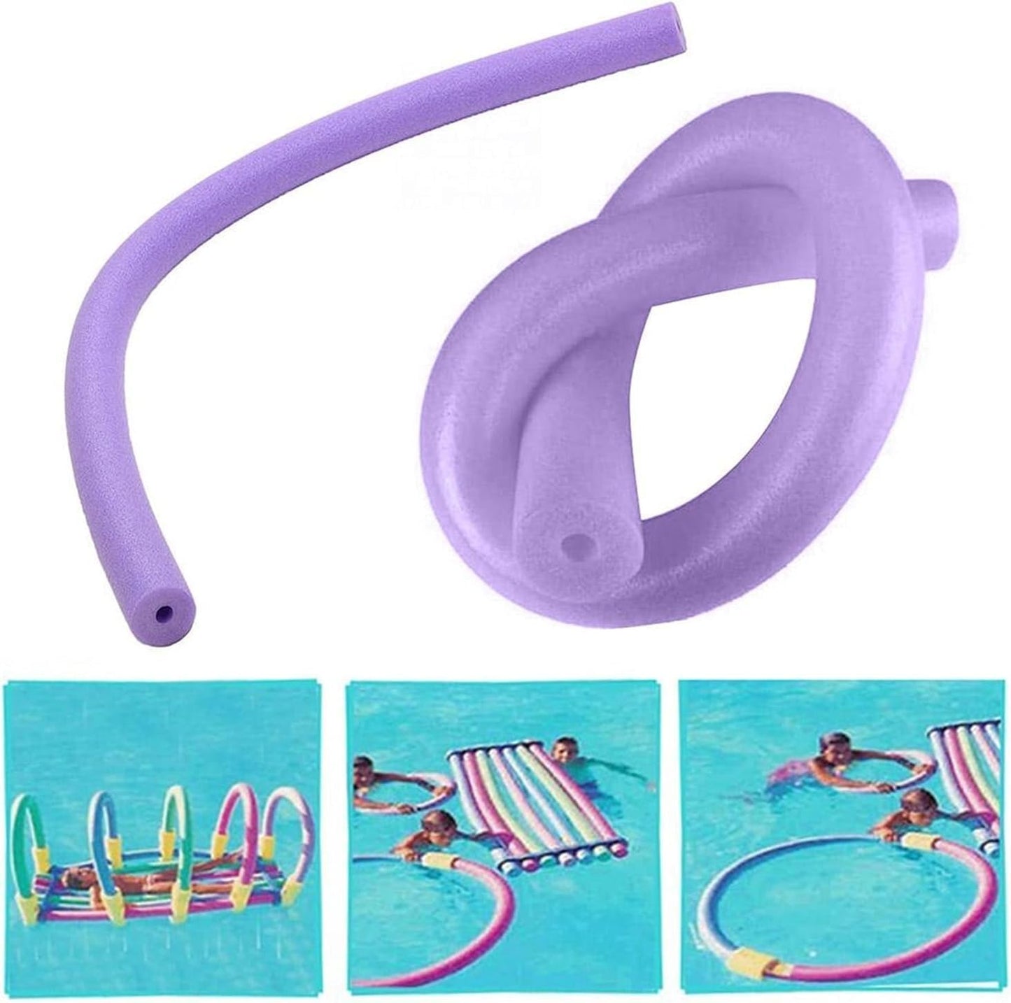 نودلز سباحة فوم للأطفال والكبار – عصا تعويم مرنة لتعليم السباحة والألعاب المائية 🏊♂️🌊