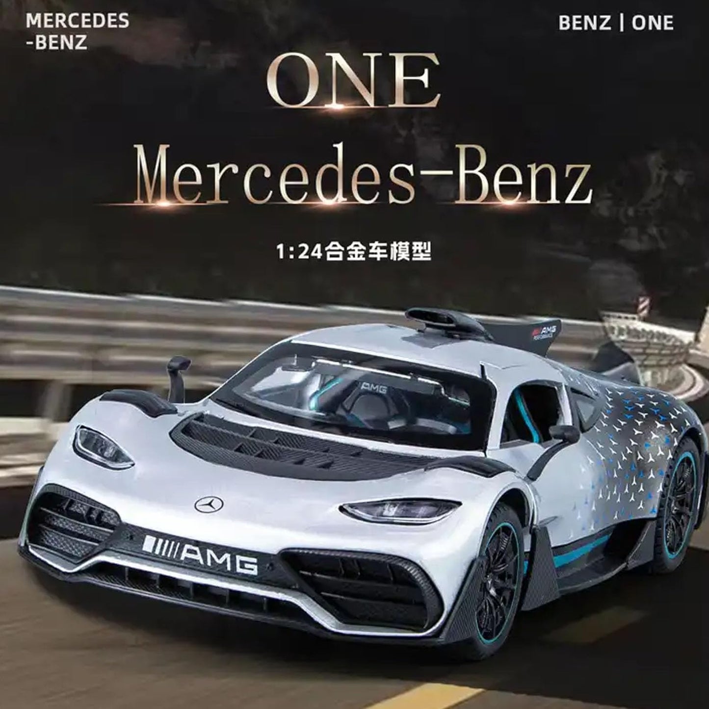سيارة مرسيدس AMG ONE الرياضية المعدنية – Die-Cast Mercedes-AMG ONE 1:32