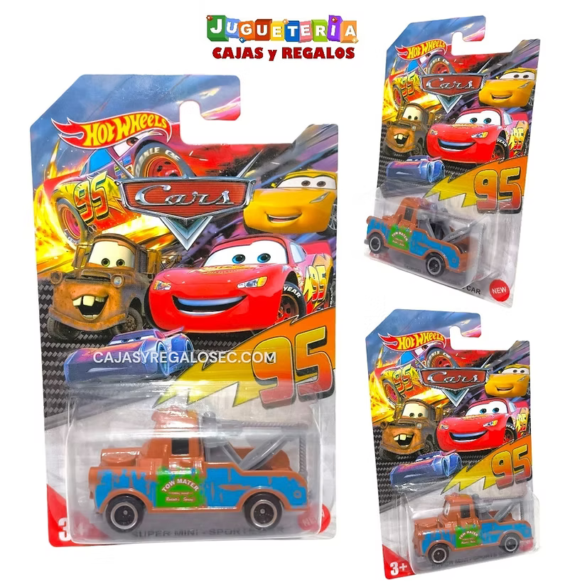 سيارة ماتر من كارس المعدنية – شاحنة السحب البرتقالية بتصميم Die-Cast | Mater Die-Cast Metal Toy Car – Cars Tow Truck Collectible