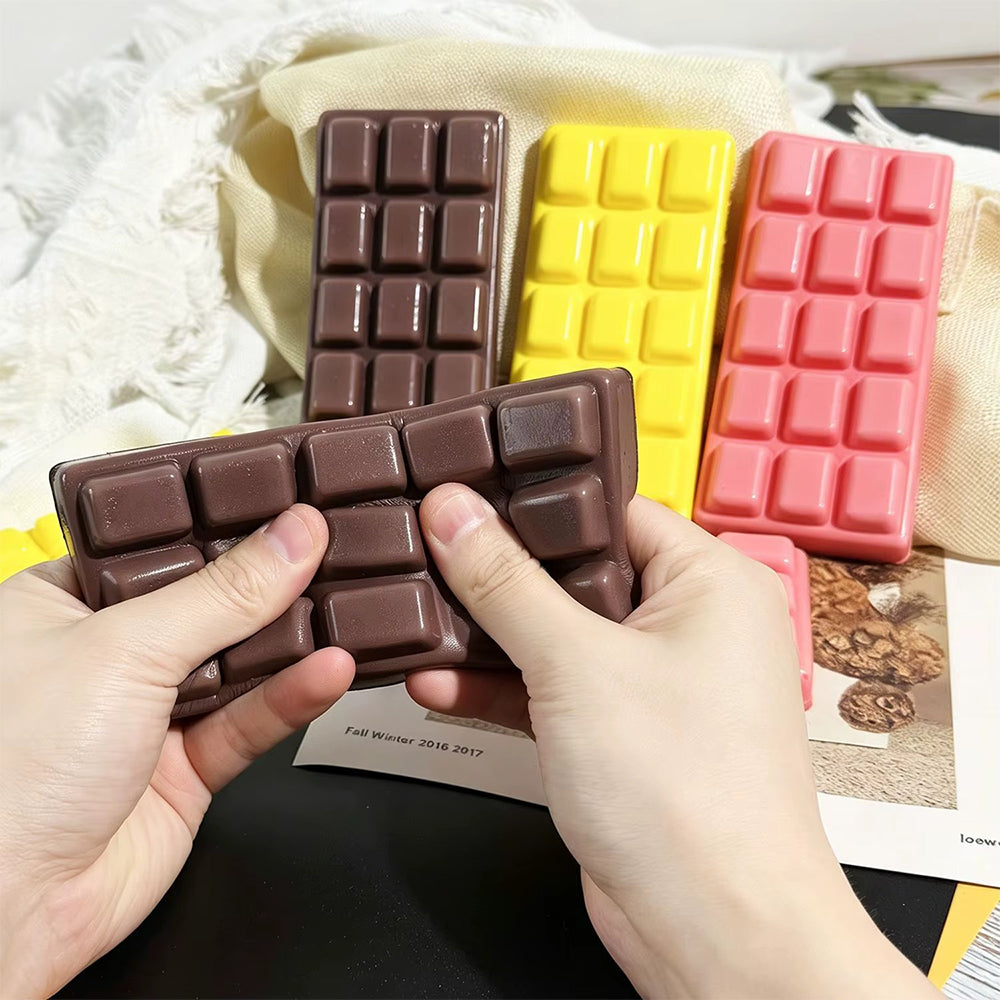 سكووشي شوكولاتة كيوت | Cute Chocolate Squishy – Sensory Fidget Toy 🍫💗