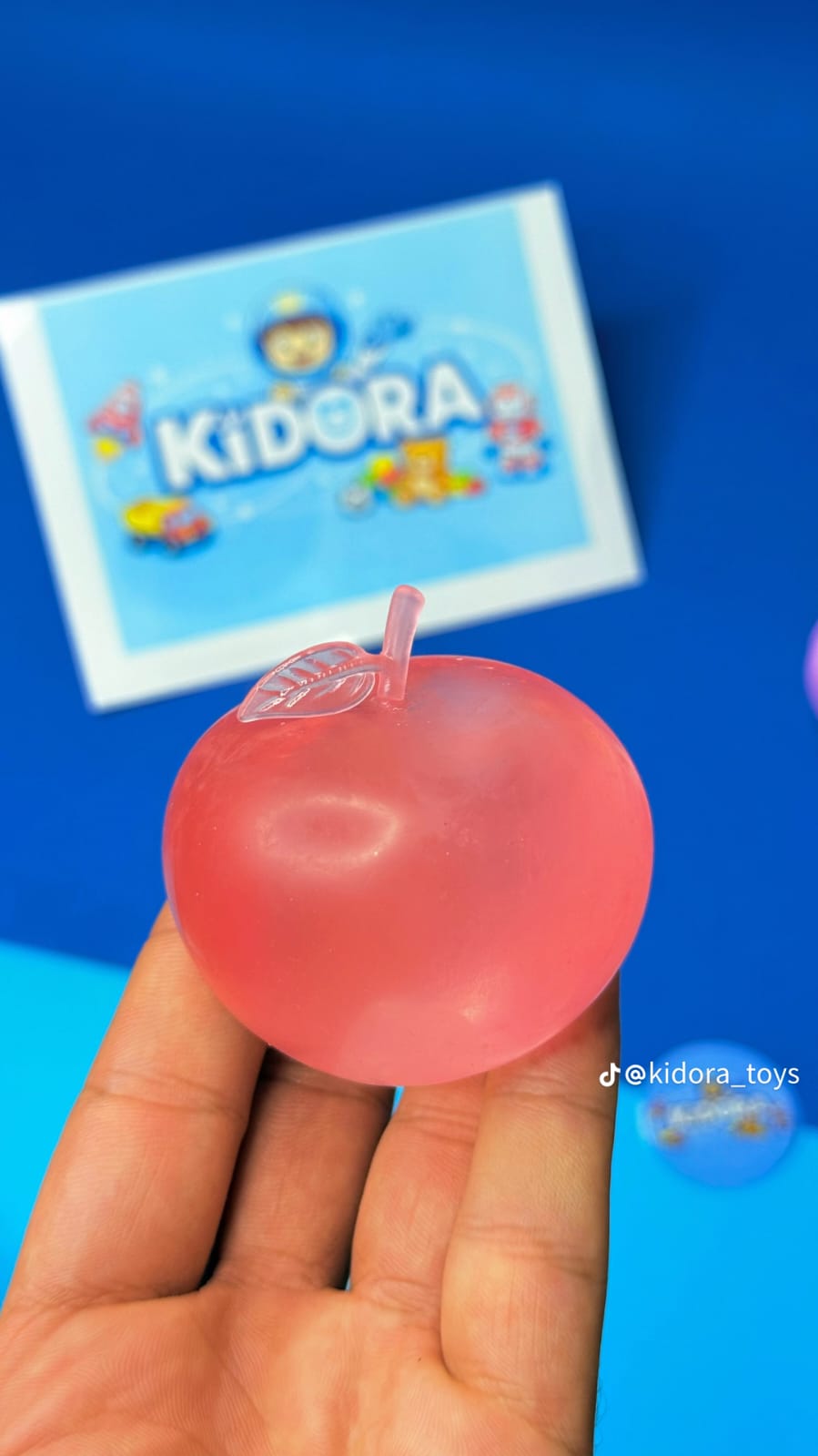 Transparent Apple Squishy Stress Relief Toy