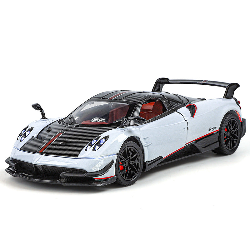مجسم سيارة رياضية فاخرة أبيض بمقياس 1:32 – نموذج Die-Cast واقعي للعرض والاقتناء | 1:32 White Luxury Sports Car Die-Cast Model – Realistic Collectible Display Car