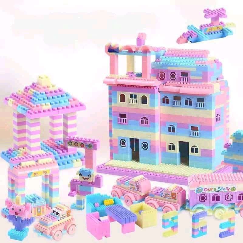 طقم مكعبات تركيب وبناء إبداعي – 1000 قطعة | Creative Building Blocks Set - 1000 Pieces