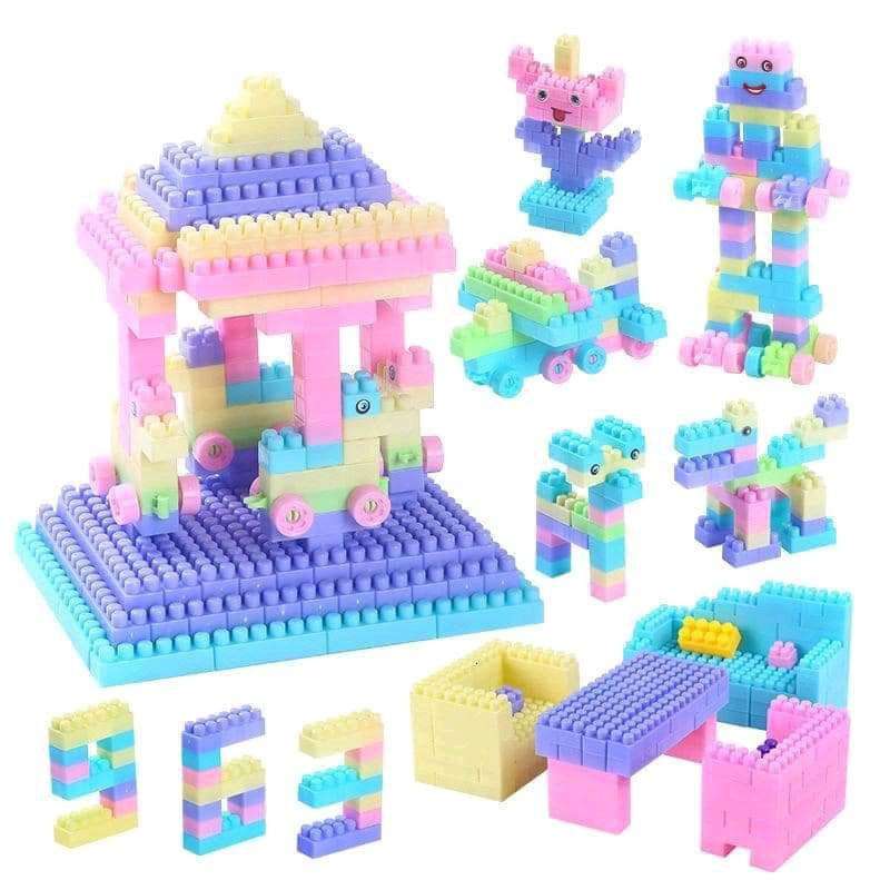 طقم مكعبات تركيب وبناء إبداعي – 1000 قطعة | Creative Building Blocks Set - 1000 Pieces