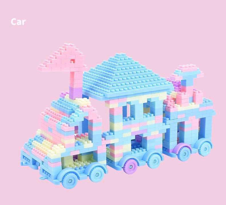 طقم مكعبات تركيب وبناء إبداعي – 1000 قطعة | Creative Building Blocks Set - 1000 Pieces