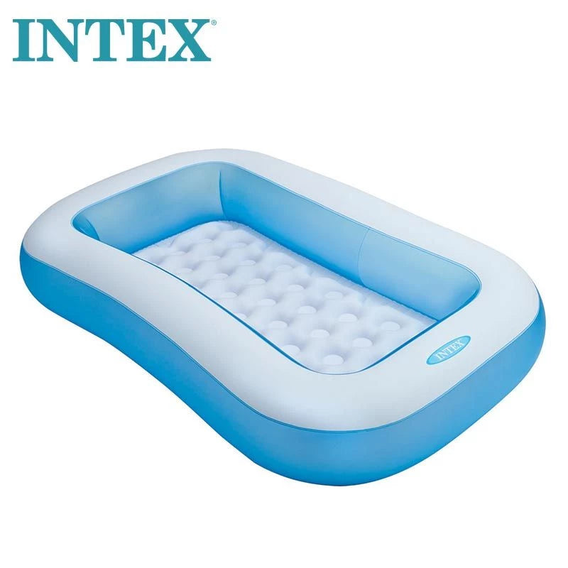 مسبح أطفال قابل للنفخ من INTEX – حوض سباحة منزلي بقاعدة هوائية مريحة للاستخدام الداخلي والخارجي 🏖️💦