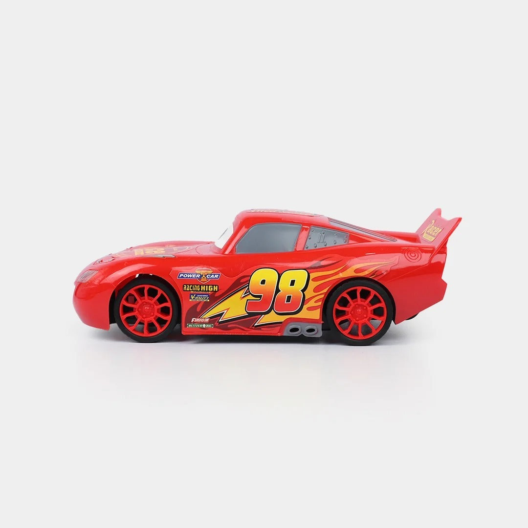 سيارة البرق الحمراء للأطفال بالتحكم عن بُعد – سيارة سباق رياضية مستوحاة من Lightning McQueen | Red Lightning Racing RC Car for Kids – Fast Remote Control Sports Car