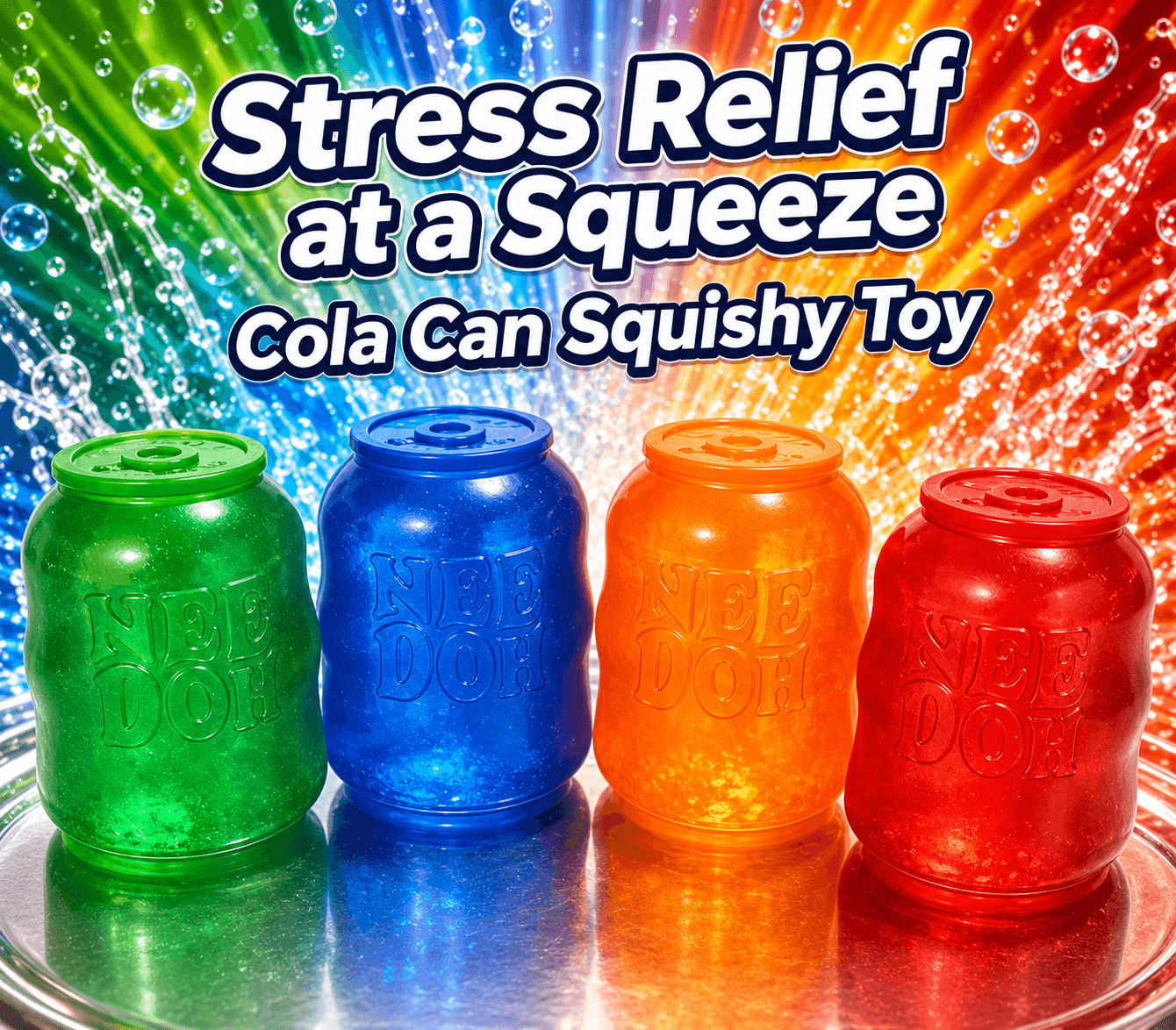 سكووشي علبة الصودا الكيوت   | Soda Can Squishy – Stress Relief Toy 🥤✨