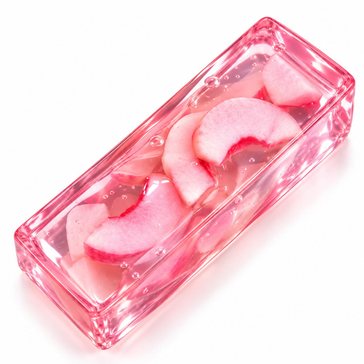 سكوشي باتر شفاف بالفواكه المتنوعة | Assorted Fruit Transparent Butter Squishy – Sensory Toy