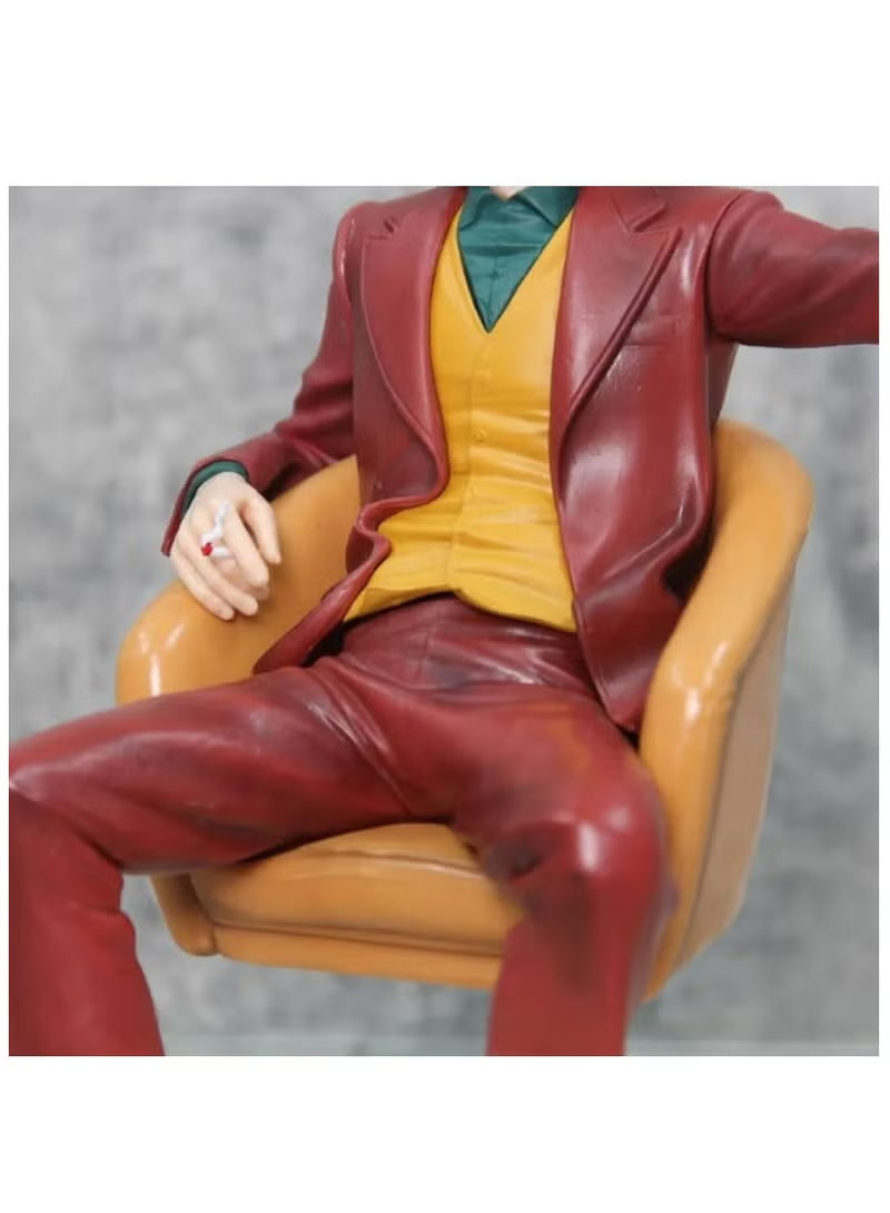 مجسم الجوكر الجالس بتصميم سينمائي – تمثال ديكوري مفصل للعرض والاقتناء | Seated Joker Collectible Figure – Detailed Movie-Style Display Statue