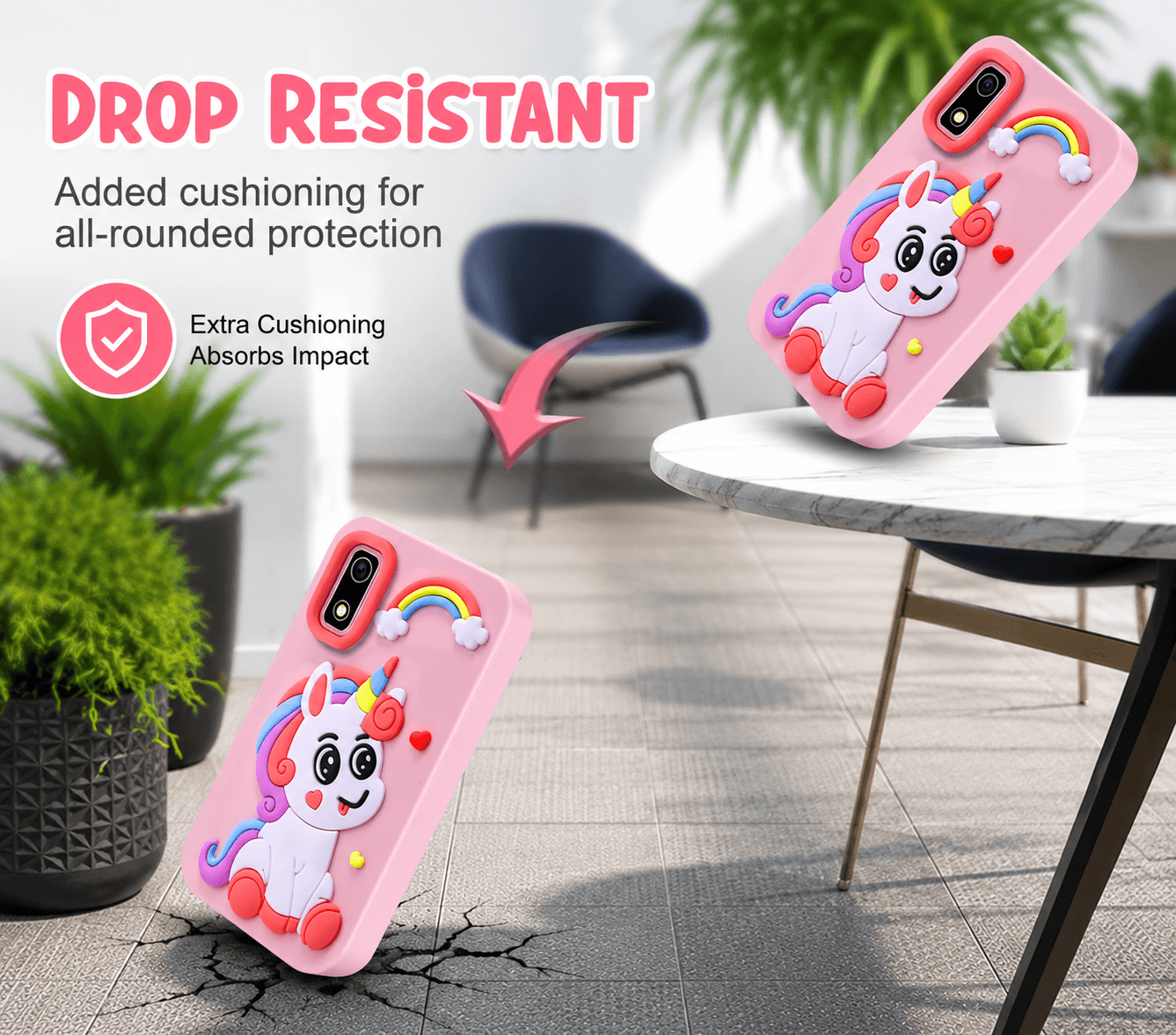 الهاتف الذكي للأطفال بتصميم اليونيكورن | Unicorn Smart Kids Phone – Kids Toy 🦄📱