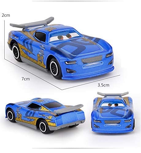 سيارة جاكسون ستورم من كارس المعدنية – سيارة السباق الزرقاء بتصميم Die-Cast | Jackson Storm Die-Cast Metal Toy Car – Cars Racing Collectible