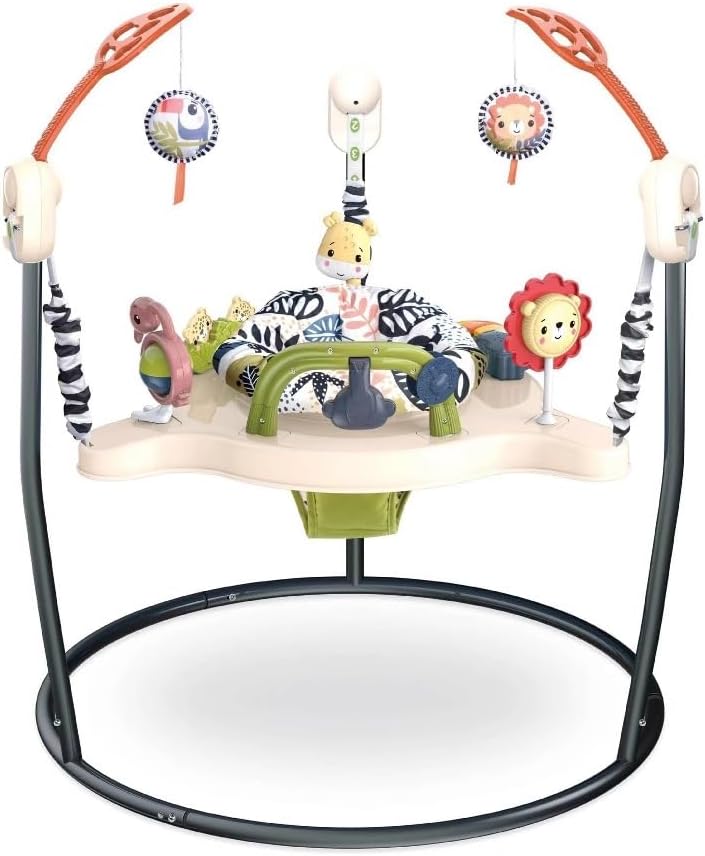 نطاطة أطفال تفاعلية مع ألعاب وإضاءة وموسيقى (Baby Activity Jumper)