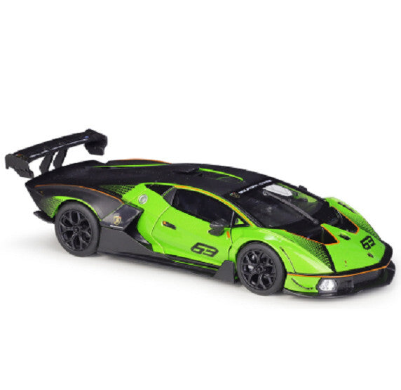 مجسم سيارة رياضية خضراء فاخرة بمقياس 1:32 – نموذج معدني واقعي للعرض والاقتناء | 1:32 Green Luxury Sports Car Die-Cast Model – Realistic Collectible Display Car