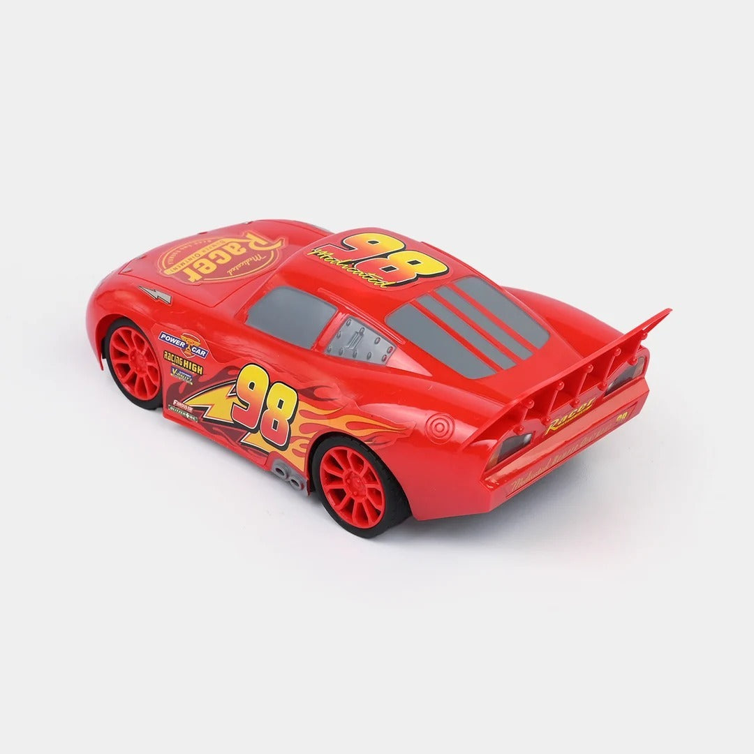 سيارة البرق الحمراء للأطفال بالتحكم عن بُعد – سيارة سباق رياضية مستوحاة من Lightning McQueen | Red Lightning Racing RC Car for Kids – Fast Remote Control Sports Car