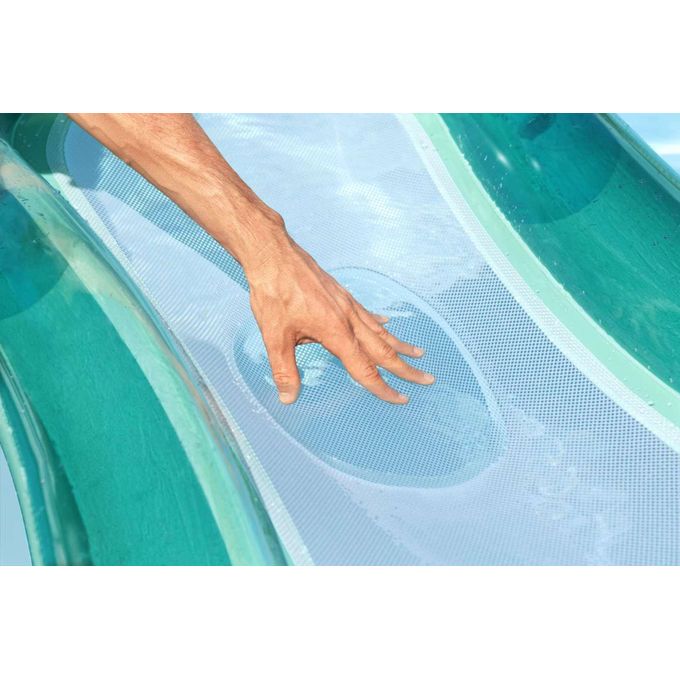 مرتبة استرخاء مائية قابلة للنفخ من Bestway – كرسي عائم فاخر للمسبح مع مسند رأس 💦☀️