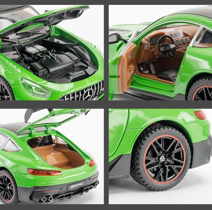 سيارة مرسيدس AMG GT الرياضية المعدنية – Die-Cast Model Car 1:32
