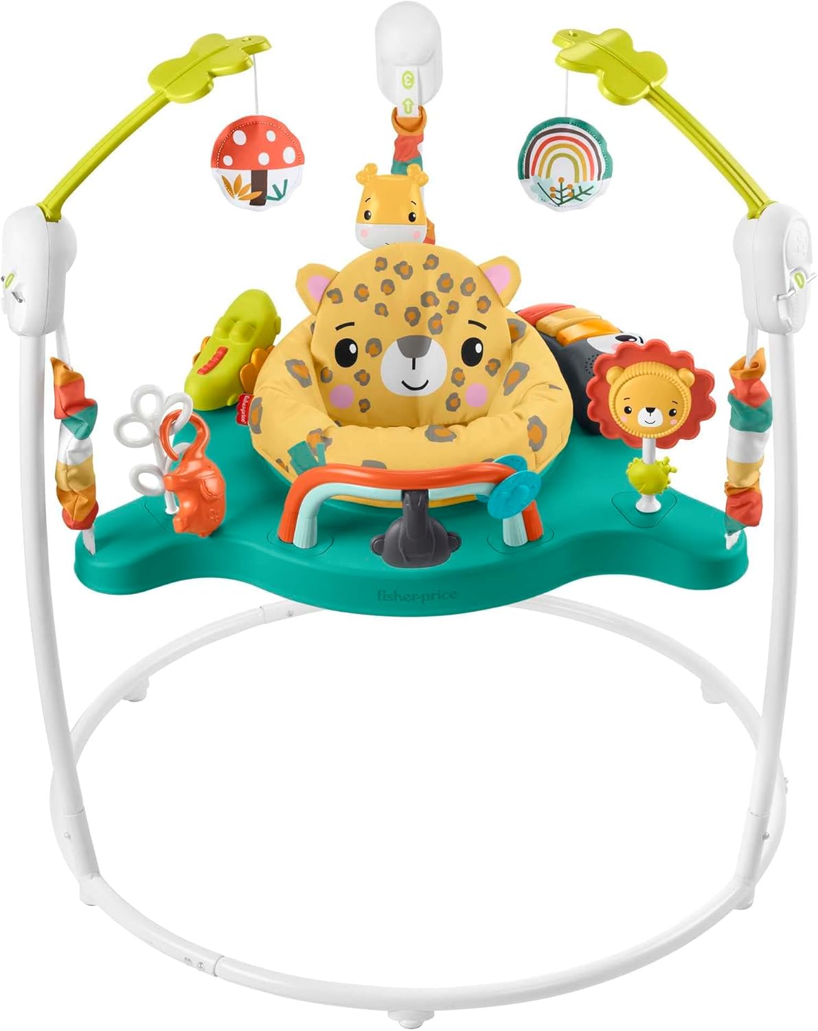 نطاطة أطفال تفاعلية مع ألعاب وإضاءة وموسيقى (Baby Activity Jumper)