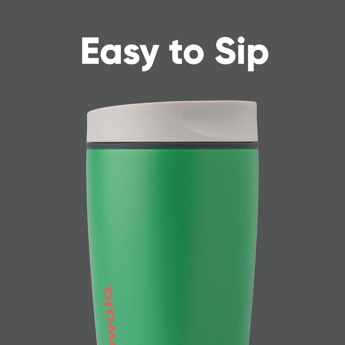 مج Owala SmoothSip ستانلس ستيل معزول – أخضر | Owala SmoothSip Insulated Stainless Steel Coffee Tumbler – Green