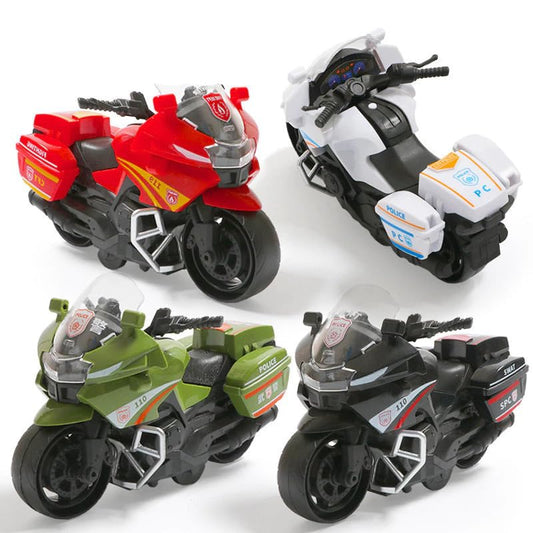 دراجة نارية ألعاب سحب بالقصور الذاتي – Inertia Pull Back Motorcycle Toy