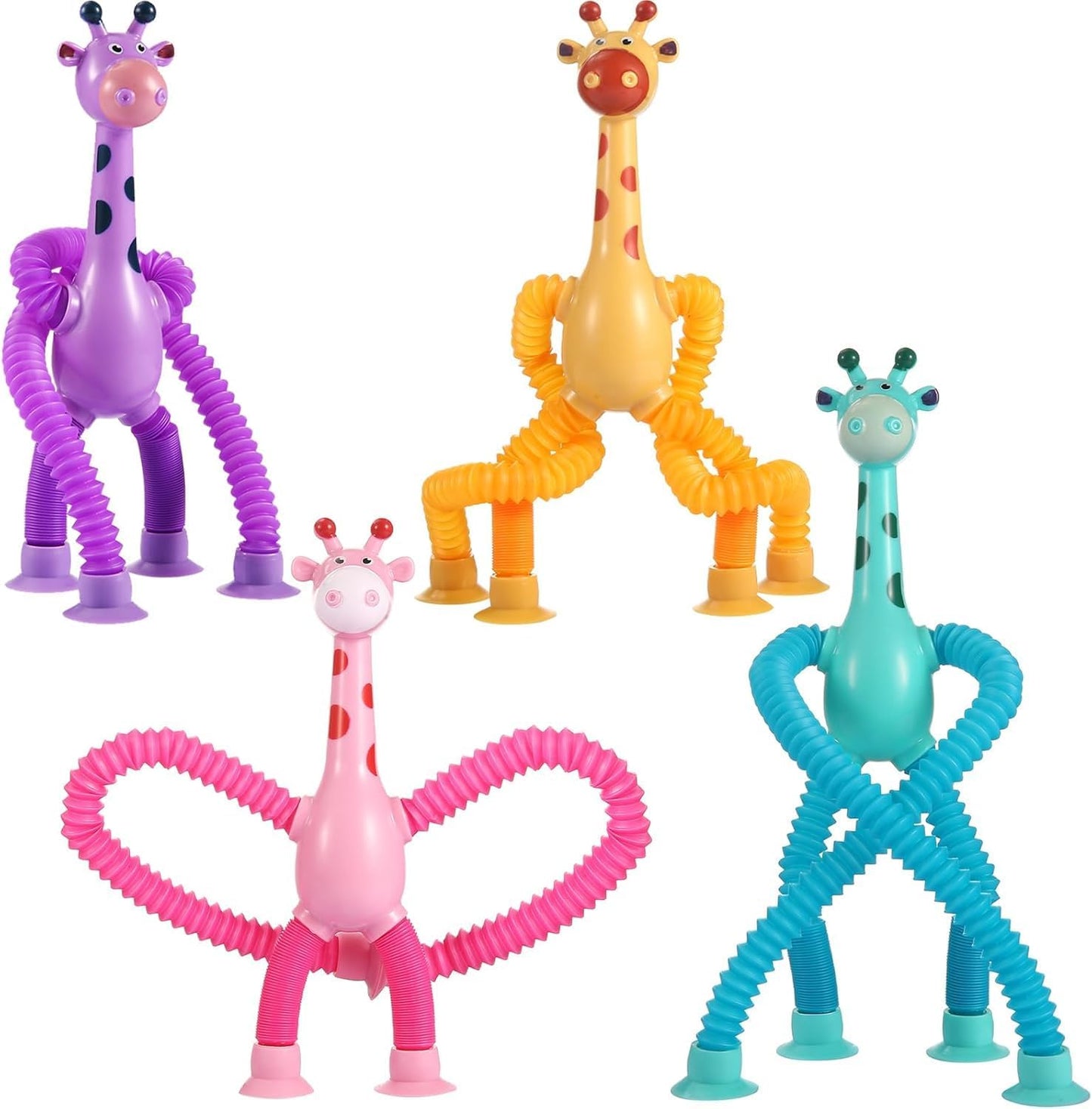 لعبة الزرافة المرنة الحسية – Stretchy Giraffe Sensory Fidget Toy
