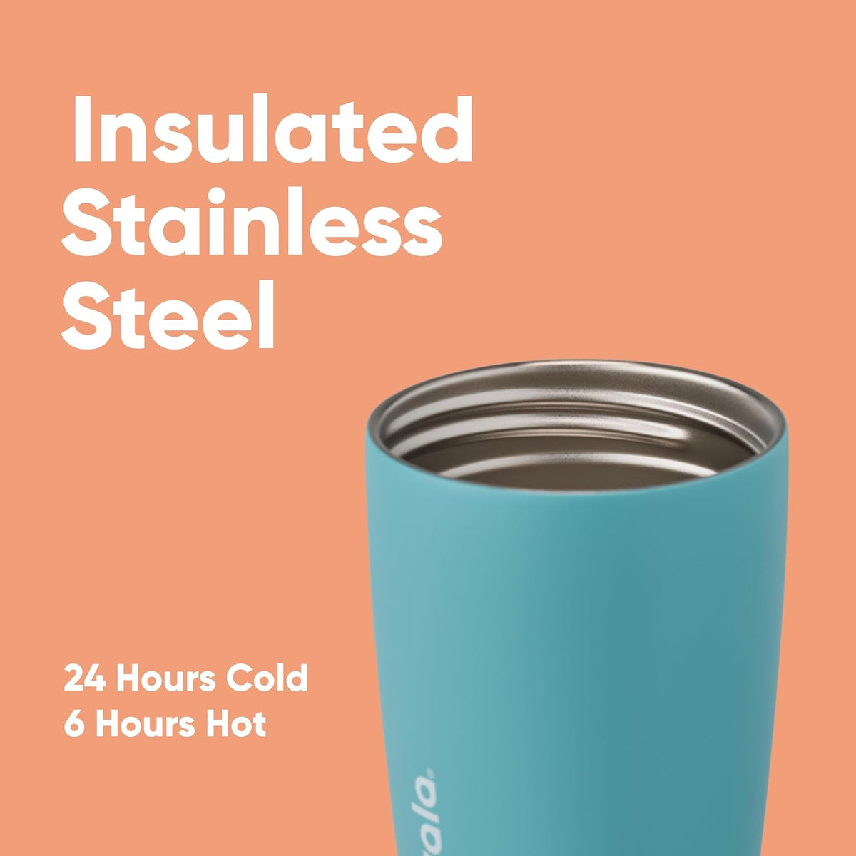 مج Owala ستانلس ستيل معزول باللون التركواز | Owala Insulated Stainless Steel Tumbler – Teal