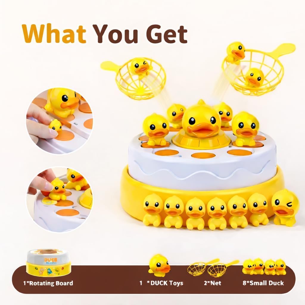 لعبة التقاط الكرات بالبطة الدوارة – Duck Rotating Bounce Game