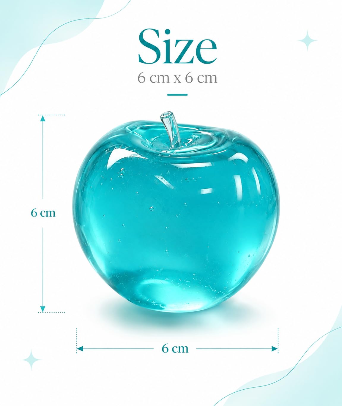 سكووشي التفاحة الجيلي | Jelly Apple Squishy – Soft Sensory Toy 🍏✨