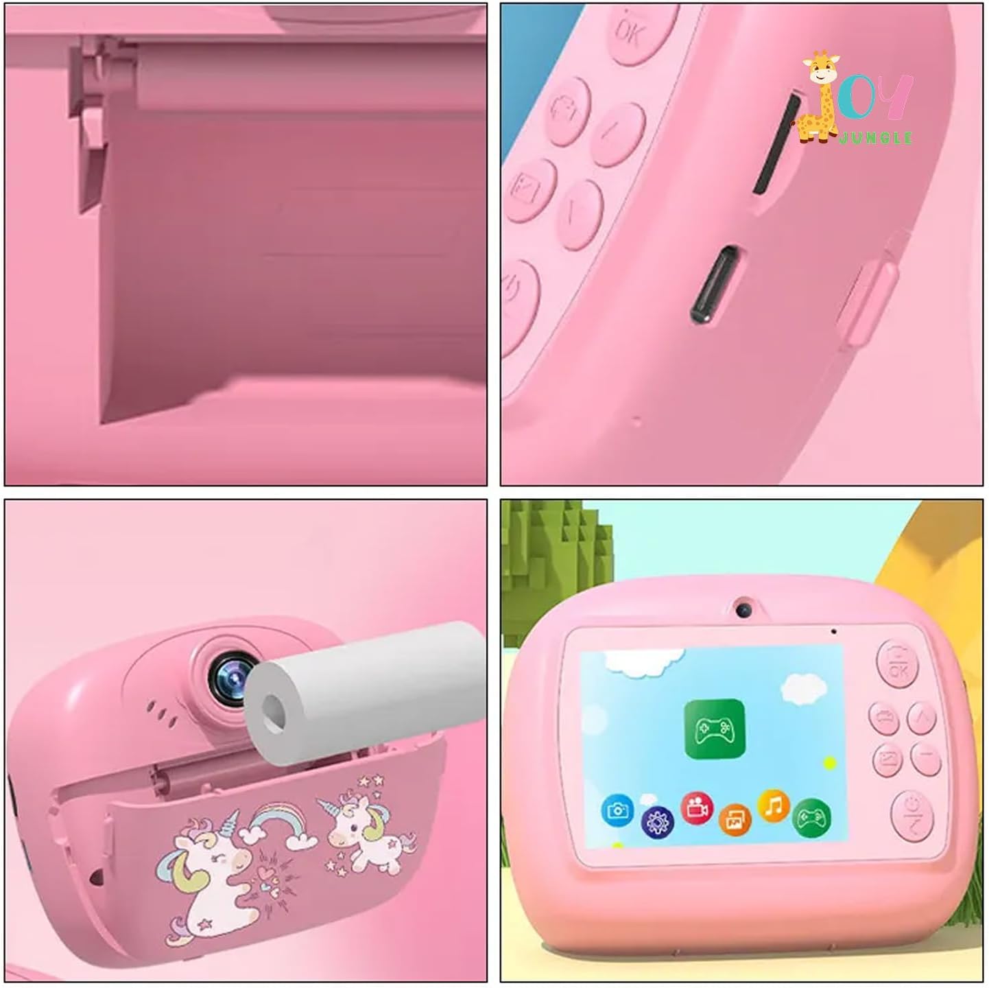 كاميرا الأطفال الرقمية الفورية للطباعة (DIY Instant Digital Camera)