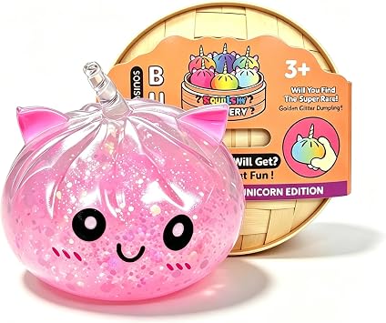 **سكووشي اليونيكورن ال**جليتر   **| Glitter Unicorn Squishy – Soft Sensory Toy** 🦄✨
