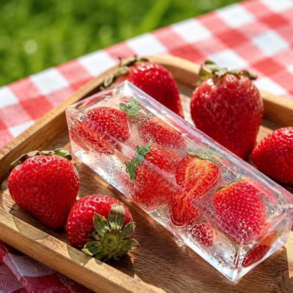 سكوشي باتر شفاف بالفواكه المتنوعة | Assorted Fruit Transparent Butter Squishy – Sensory Toy
