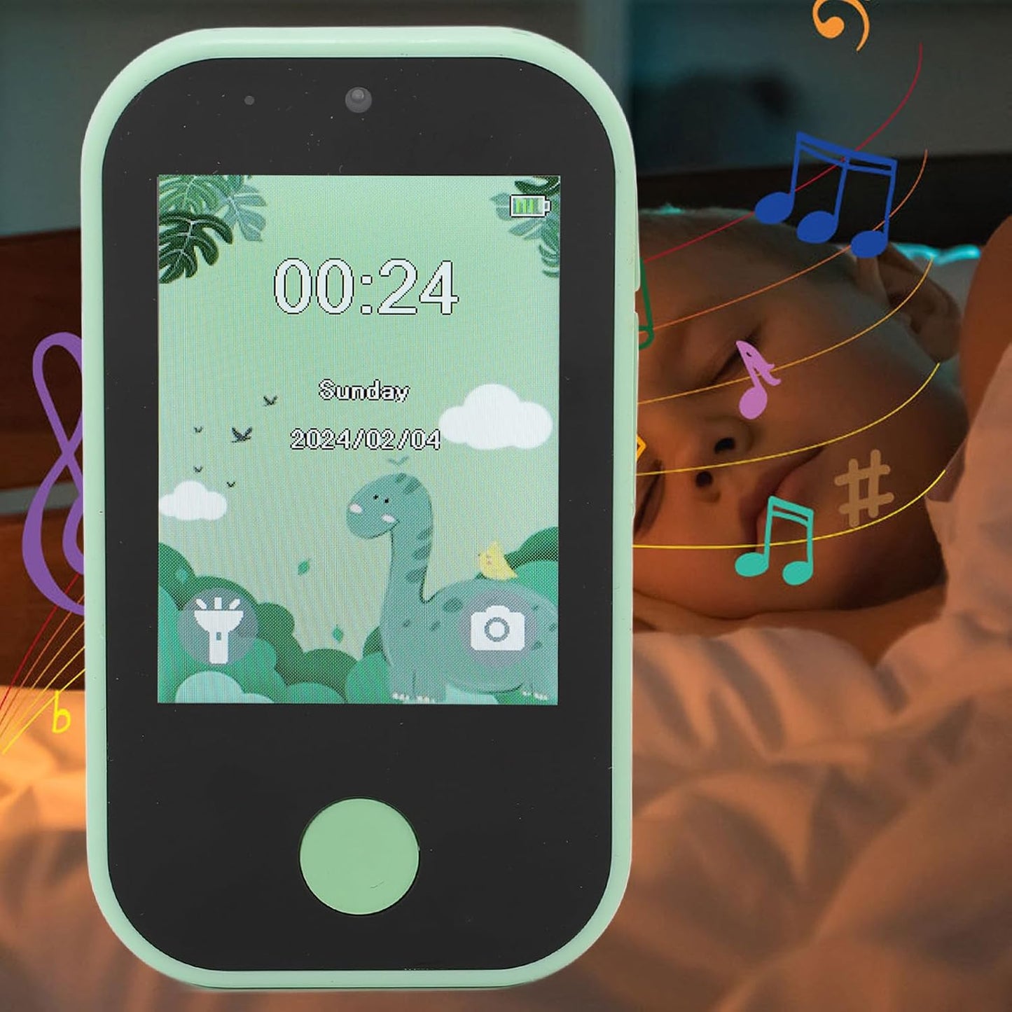 الهاتف الذكي للأطفال بتصميم الديناصور | Dinosaur Smart Kids Phone – Kids Toy 🦖📱