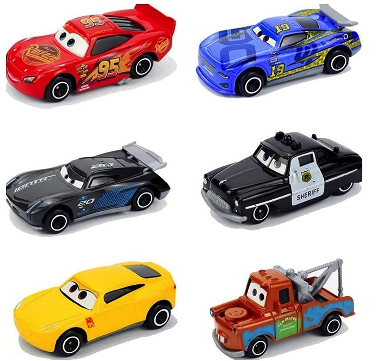 سيارة جاكسون ستورم من كارس المعدنية – سيارة السباق الزرقاء بتصميم Die-Cast | Jackson Storm Die-Cast Metal Toy Car – Cars Racing Collectible