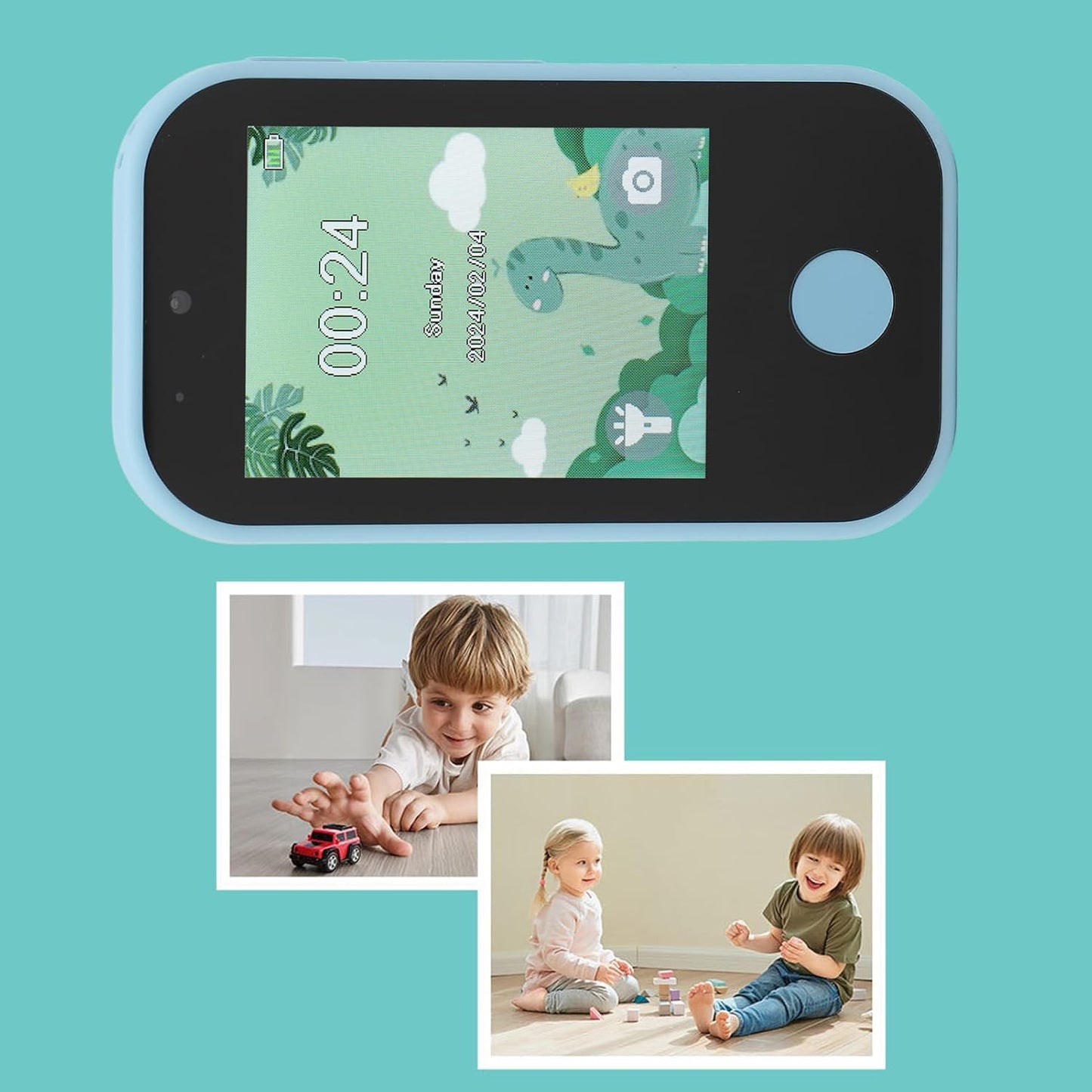 الهاتف الذكي للأطفال بتصميم الروبوت | Robot Smart Kids Phone – Multifunctional Toy 🤖📱