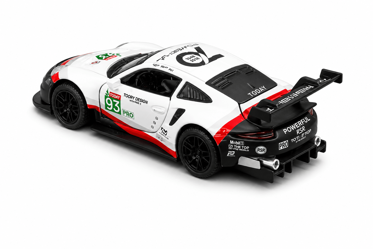 نموذج سيارة سباق 1:32 – مجسم معدني رياضي بتصميم واقعي وتفاصيل دقيقة | 1:32 Racing Car Model – Realistic Detailed Die-Cast Collectible