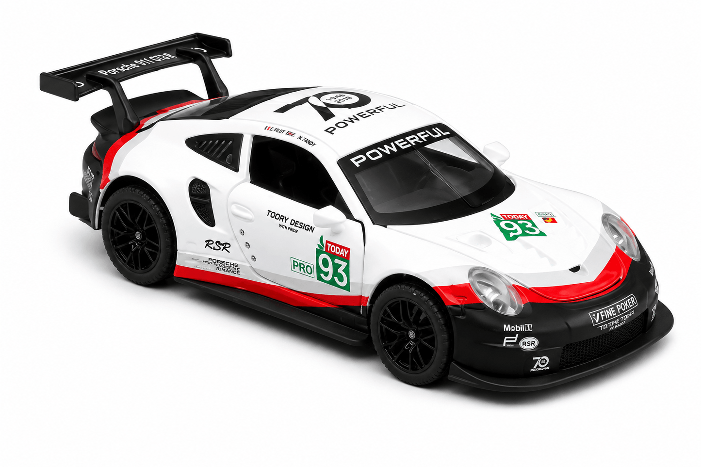 نموذج سيارة سباق 1:32 – مجسم معدني رياضي بتصميم واقعي وتفاصيل دقيقة | 1:32 Racing Car Model – Realistic Detailed Die-Cast Collectible