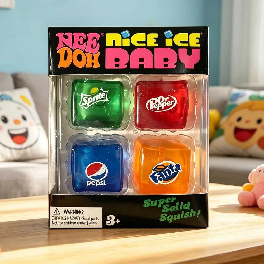 سكووشي مكعبات المشروبات الكيوت | Cute Drink Cube Squishy – Stress Relief Toy ✨