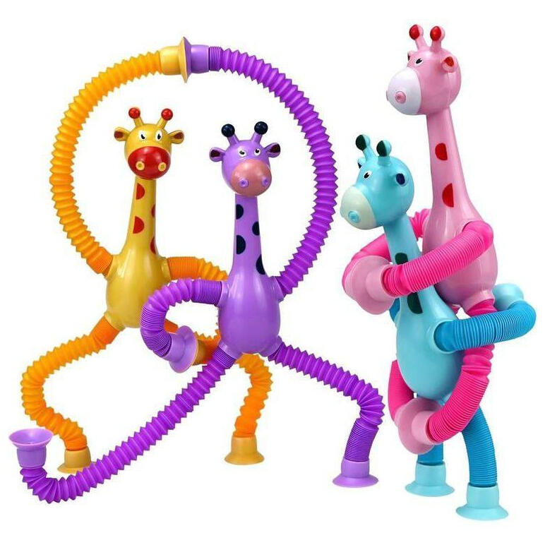 لعبة الزرافة المرنة الحسية – Stretchy Giraffe Sensory Fidget Toy