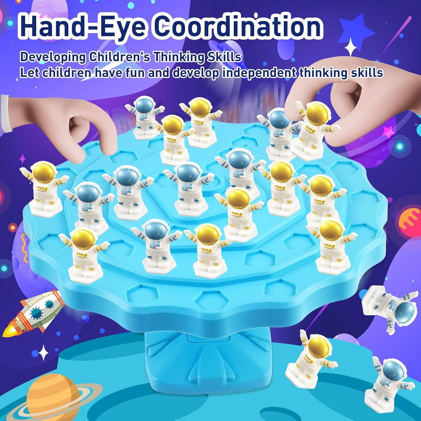 لعبة توازن رواد الفضاء – Astronauts Balanced Tree Game (45 قطعة)