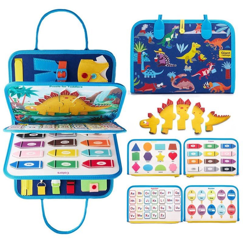 حقيبة الأنشطة التعليمية للأطفال (Busy Book) – Montessori Quiet Book