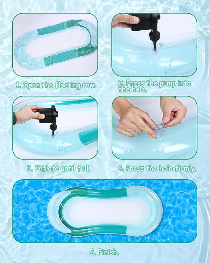 مرتبة استرخاء مائية قابلة للنفخ من Bestway – كرسي عائم فاخر للمسبح مع مسند رأس 💦☀️