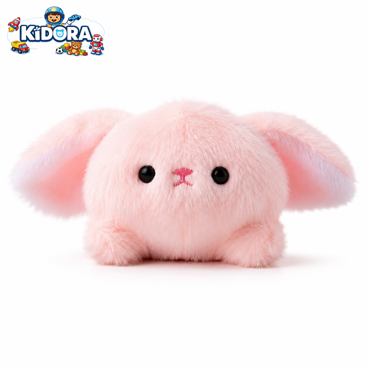 لعبة أرنب فرو ناعم للأطفال - دمية محشوة لطيفة  | Soft Plush Bunny Toy for Kids Stuffed Animal