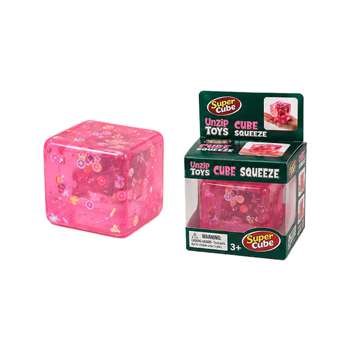 Squishy Cube Sugar Rebound 5.50 CM Cherry