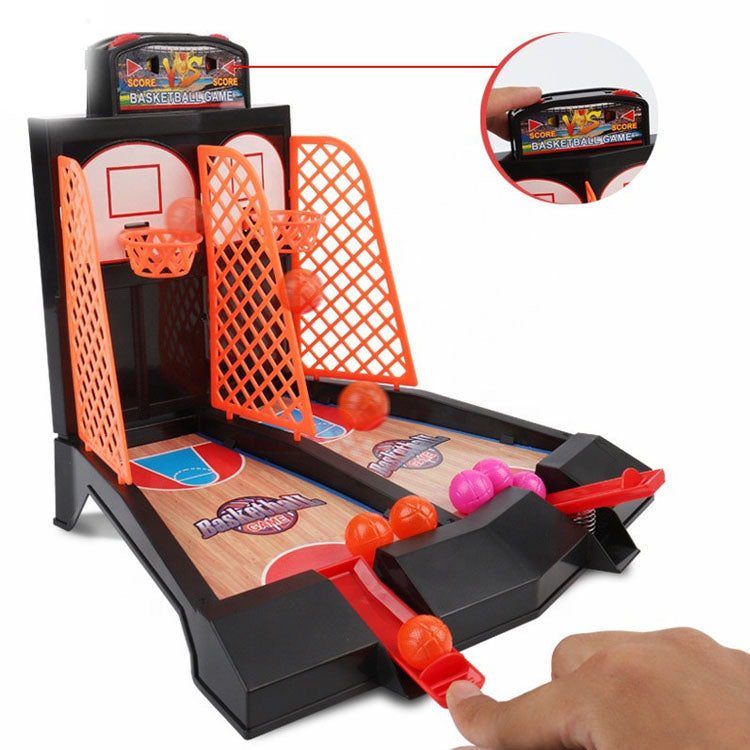 Mini Basketball Shooter Game| لعبة تحدي كرة السلة  المزدوجة للأطفال - ملعب تنافسي لسطح الطاولة