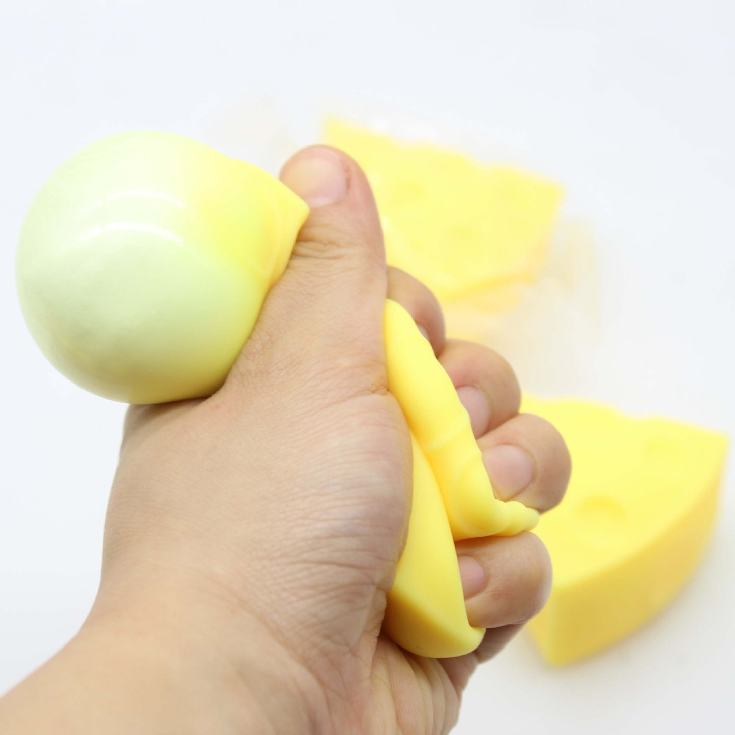 Cheese Slow Rising Squishy Toy | لعبه سكوشي علي شكل جبنه