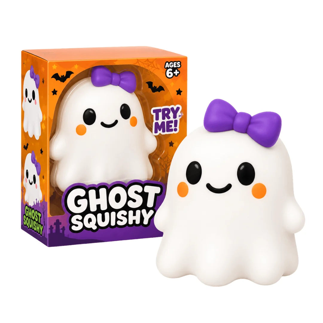 لعبة الشبح السكوشي لتخفيف التوتر | Ghost Squishy Stress Relief & Fidget Toy