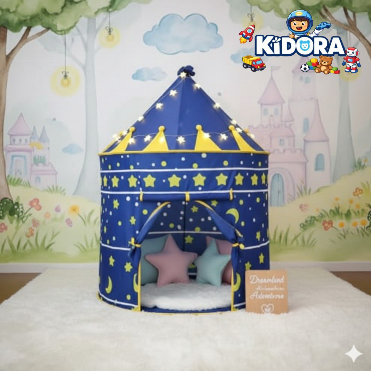 خيمة القلعة الملكية للأطفال القابلة للطي | Kids Princess Castle Play Tent