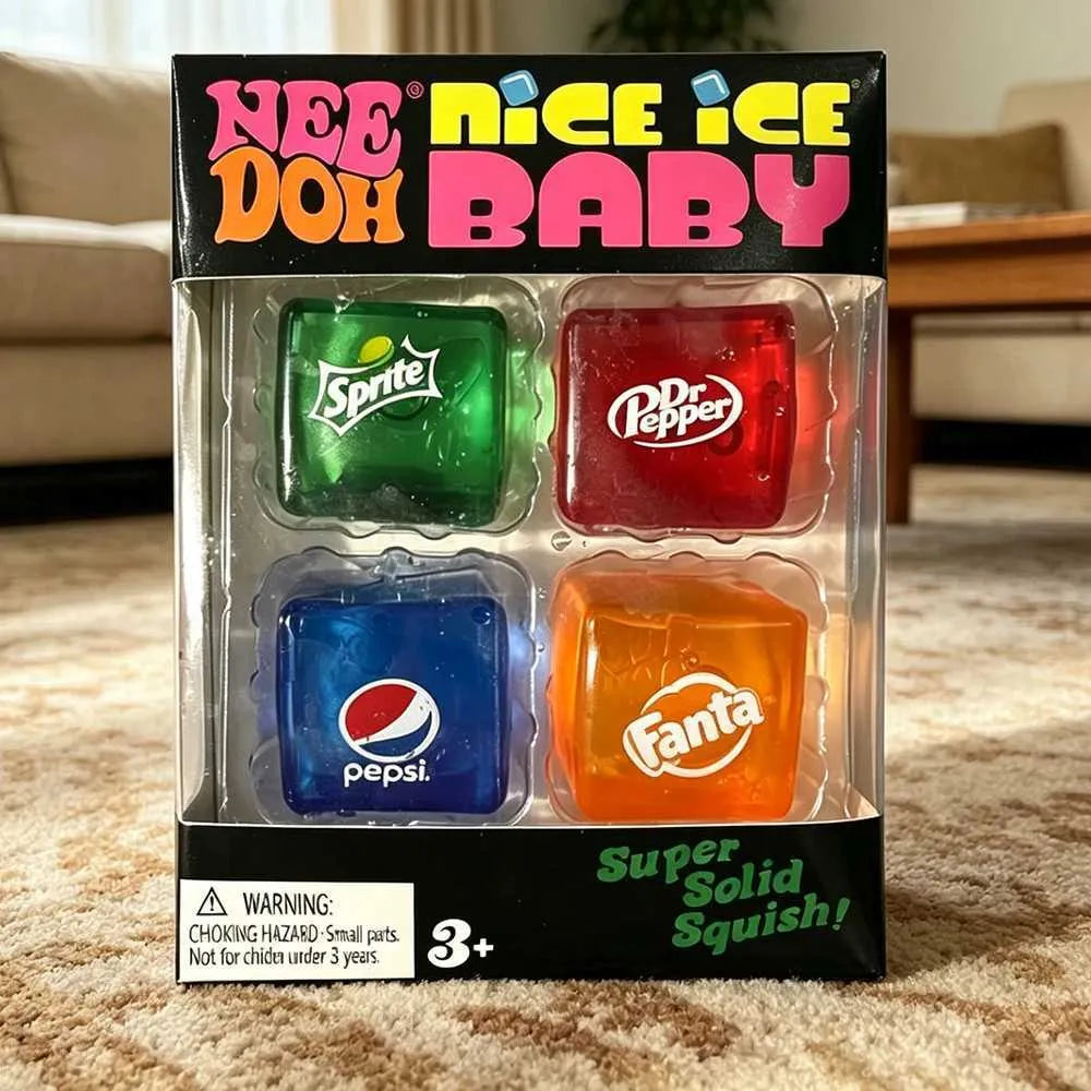 سكووشي مكعبات المشروبات الكيوت | Cute Drink Cube Squishy – Stress Relief Toy ✨