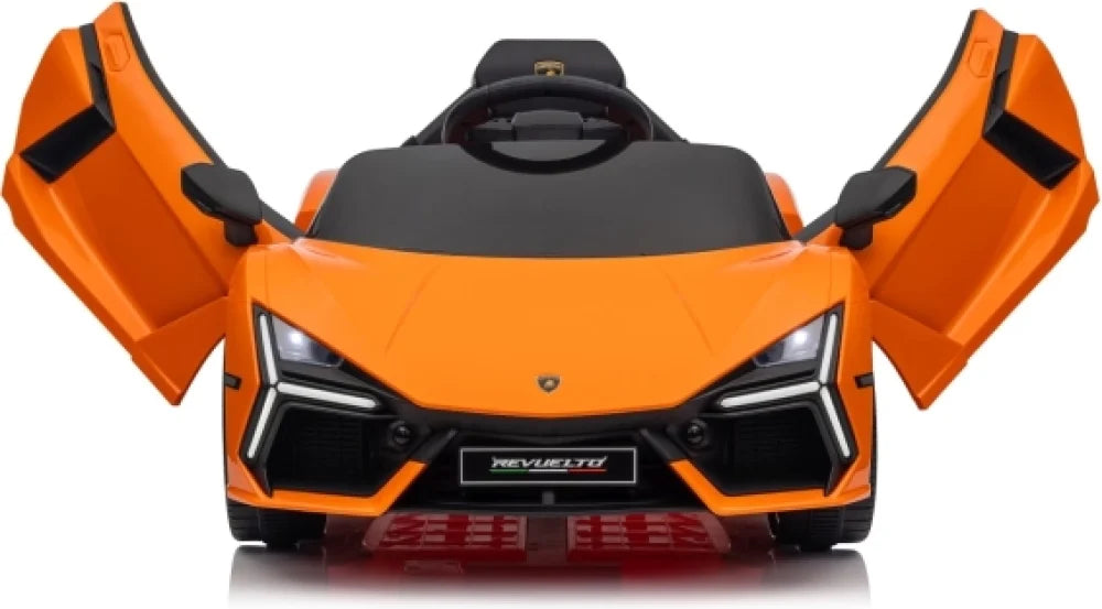 سيارة لامبورجيني كهربائية للأطفال – سيارة سبورت فاخرة بأبواب جناح، إضاءة LED وموسيقى 🏎️✨